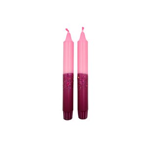 Northern Lights Dinner Candle Velvet Berry