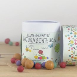 Blumenmurmeln Naturabenteuer, 100er Dose