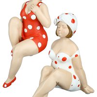 Poly figure "Becky" red / white VE 2 so