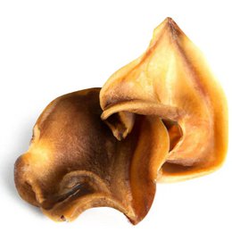  Large, savory pork ear snacks in bulk for pets.