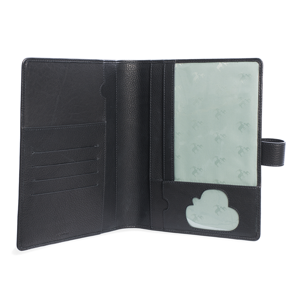 Leather document holder
