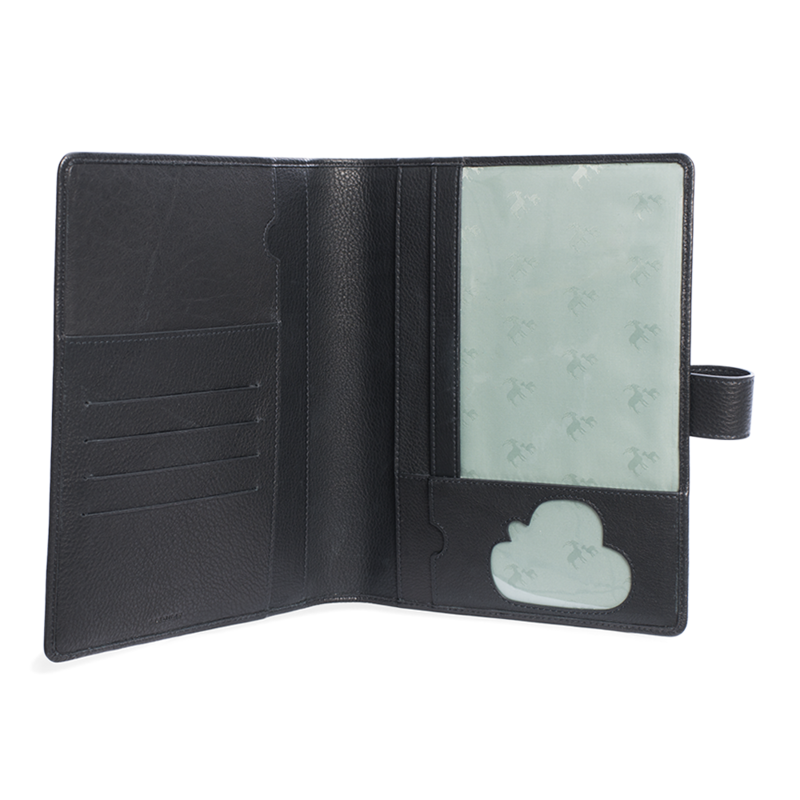 Leather document holder