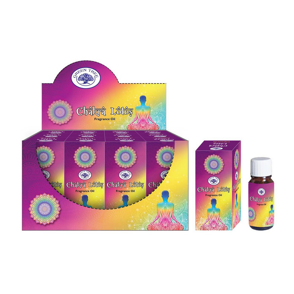 Groene Boom Chakra Lotus Geurolie 10 ml