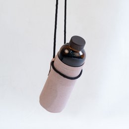 Water bottle - Pastel pink cover - 600ml