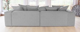 Van Morris 4-seater, Concrete Grey, Exclusive Corduroy from the Belgium company BRUTEX