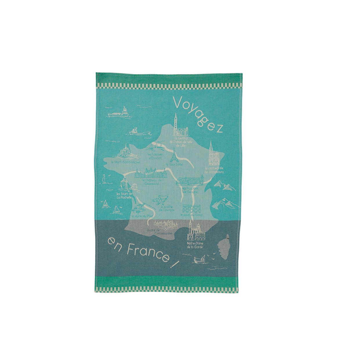 Tea Towel Voyager en France