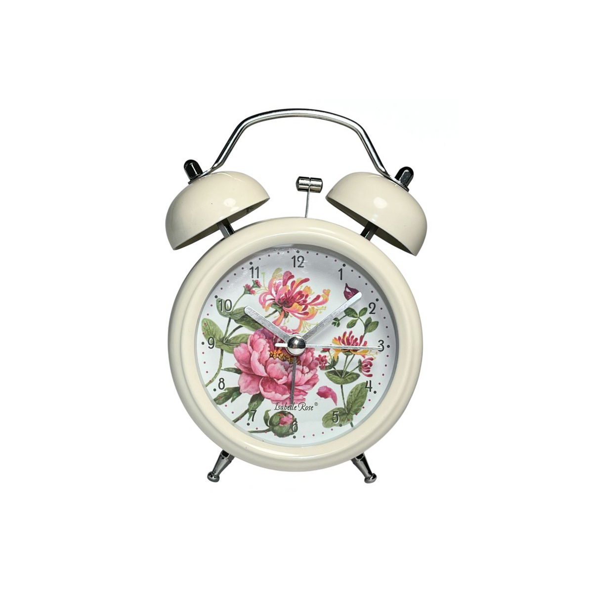 Retro-Wecker Pfingstrose 12x9 cm Isabelle Rose