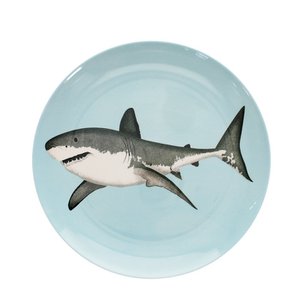 Children's melamine plate - Sharks