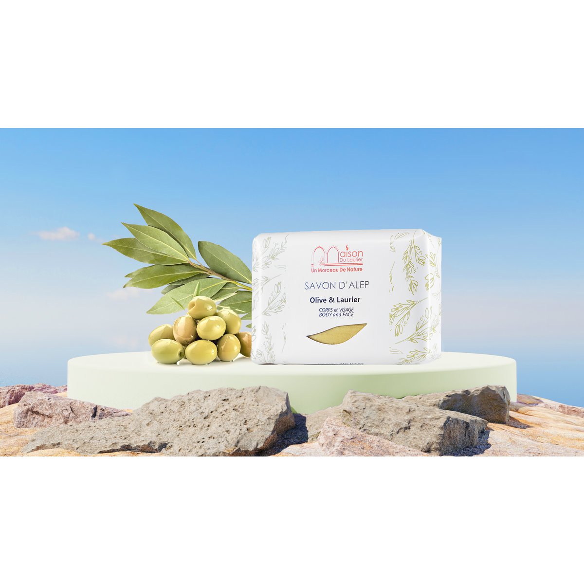 Molde jabon de Alepo 100g 3% laurel