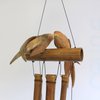 1x Kokosnuss-Zwillingsvogel-Windspiel