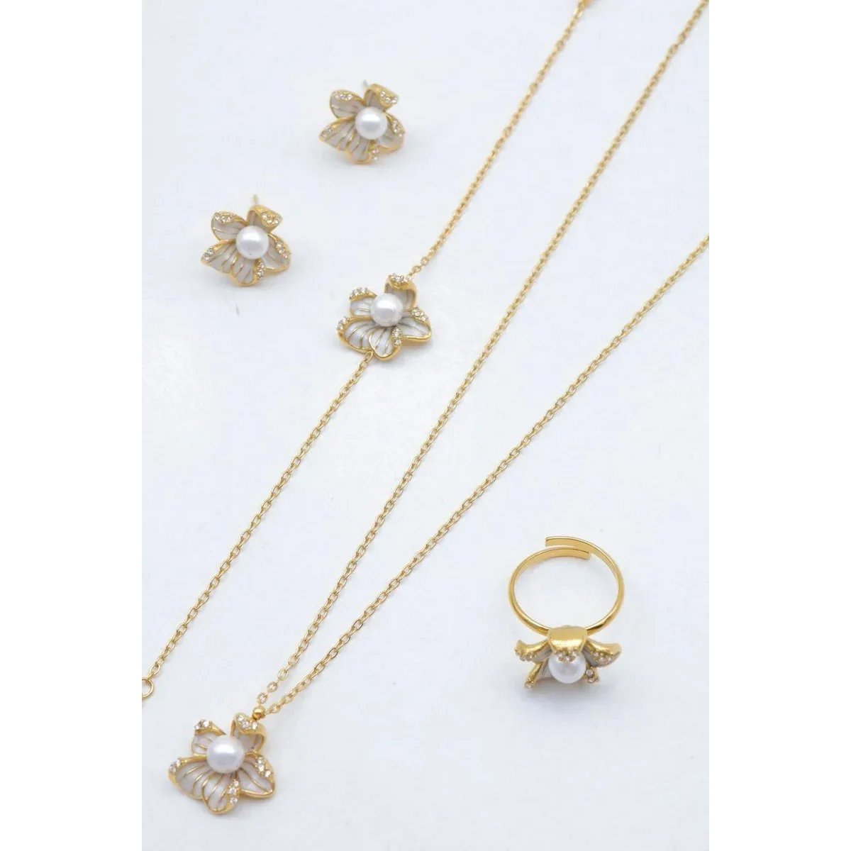 Parure de bijoux en acier inoxydable