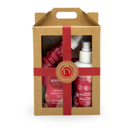 Gift Idea Rosespflege Set di Apeiron per San Valentino, festa della mamma per regalare