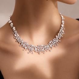 Sternenlicht-Perlen-Brautschmuck-Set