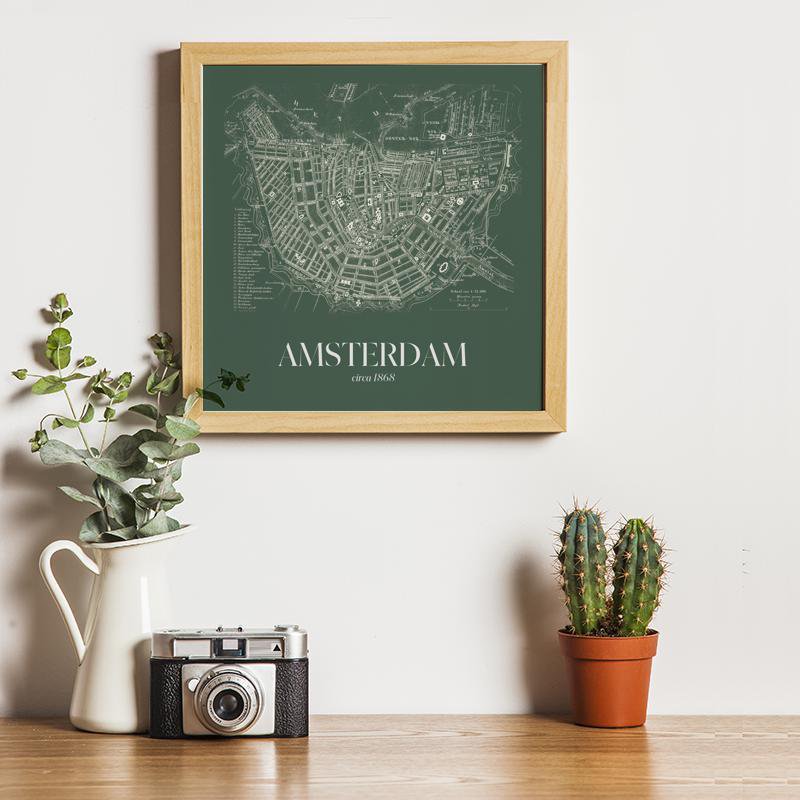 Amsterdam in vintage style