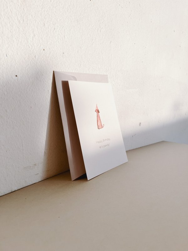 Gelukkige verjaardag briefkaart