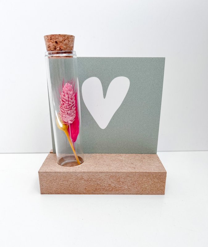 Geschenkbox Größe S - Blumenröhre Blau
