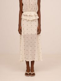 Lumea Floral Print Midi Skirt
