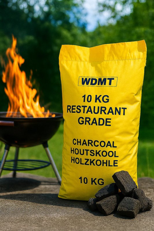 Carbone di qualità del ristorante premium 10 kg - carbone naturale 100% per barbecue, kamado, fumatore e grill - combustione a lungo termine e calore alto