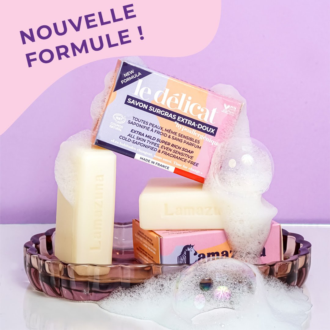 SAF Le delicate soap - COSMOS Natural - hypoallergenic