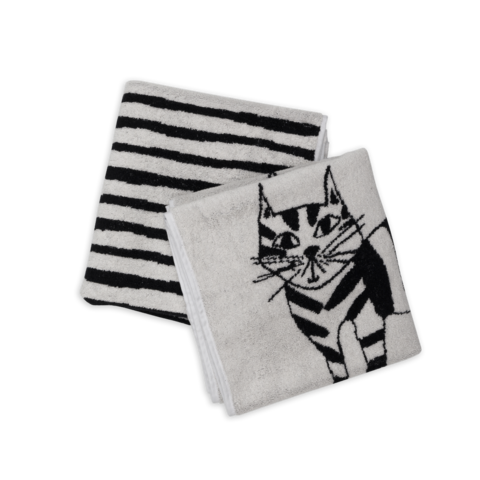 towel set cat