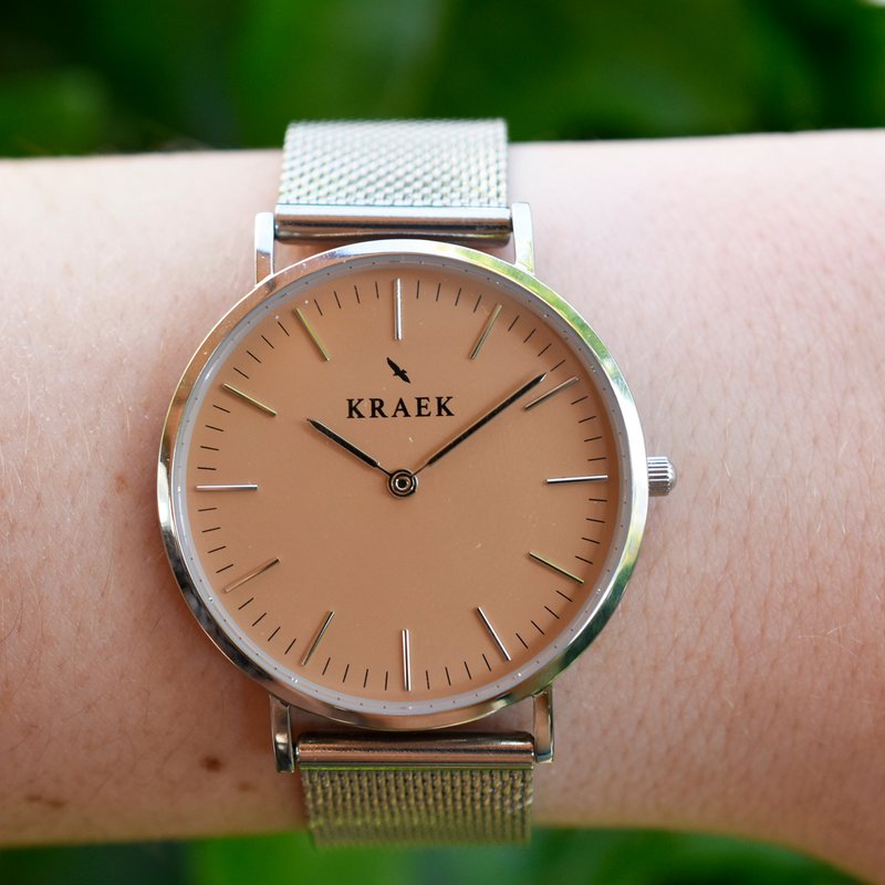 Yadira | Salmon | Mesh | 36 mm
