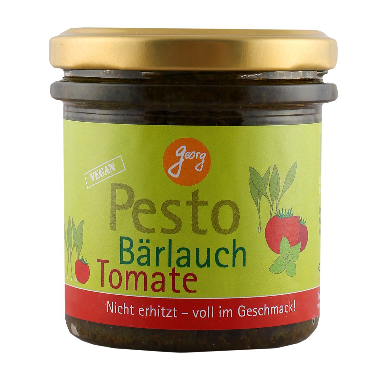 Økologisk vild hvidløg tomat pesto 140g