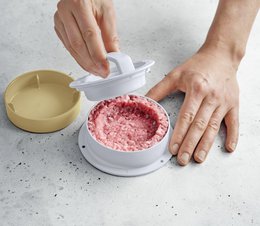Filled Burger Press