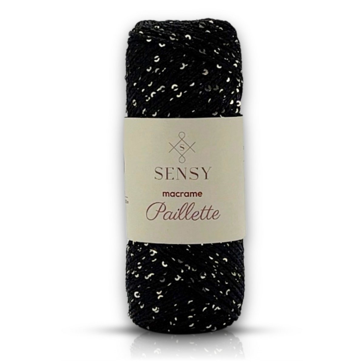 Sensy Paillette Macrame Cord - 109 Yards 100% polyester