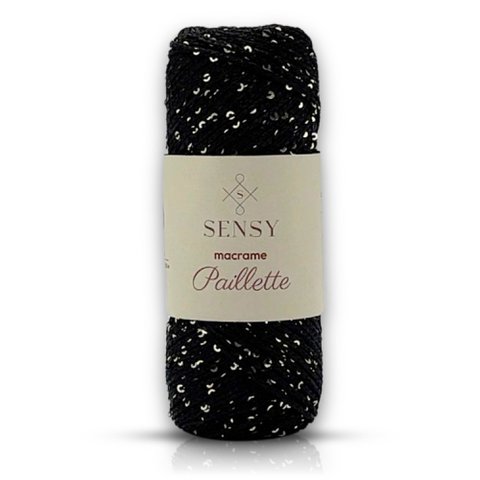 Sensy Paillette Macrame Cord - 109 Yards 100% Polyester