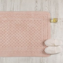Lace Luxurious Cotton Bath Mat