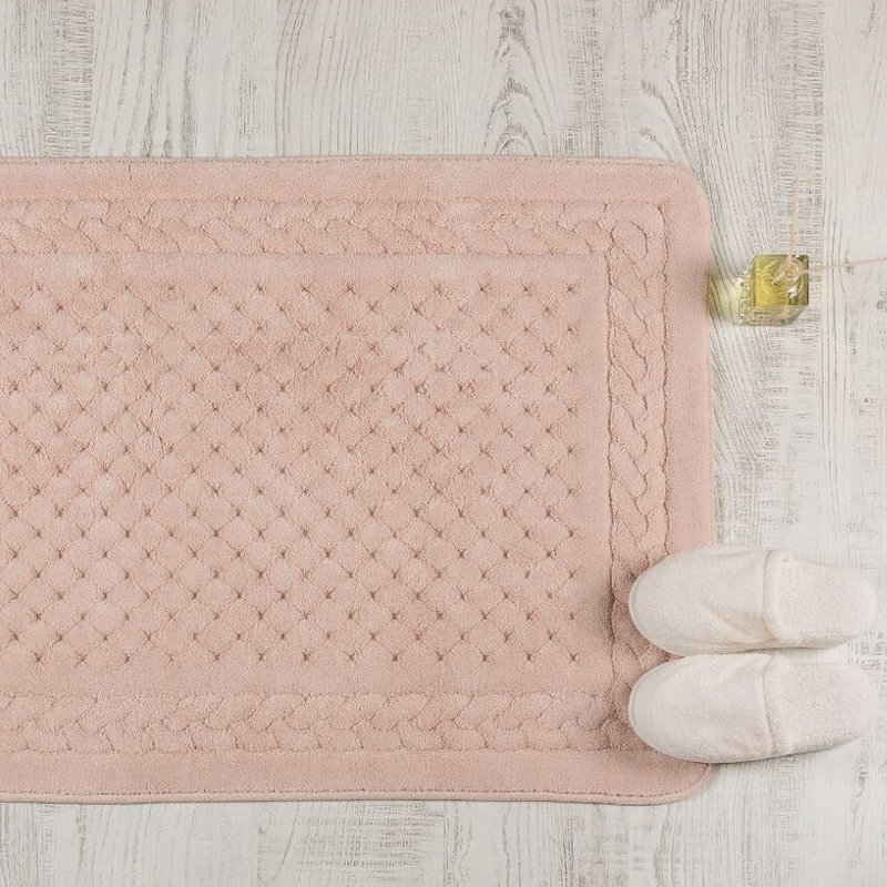 Lace Luxurious Cotton Bath Mat