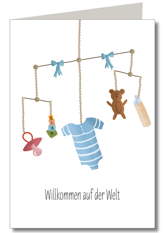 Mobile bébé pliable