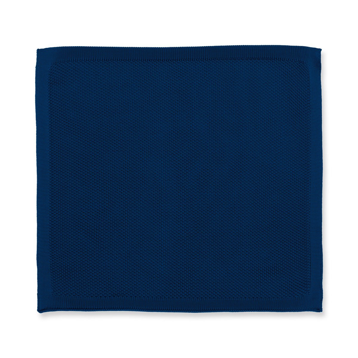 Midnight blue knitted pocket square