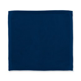 Midnight blue knitted pocket square