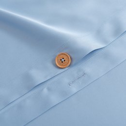 Light blue bamboo duvet cover Premium - 400TC Tanboocel - 100% bamboo - Sky Blue