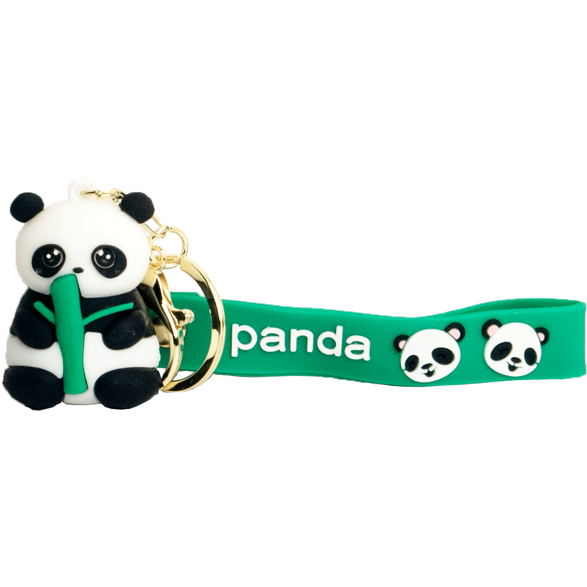 Edo Sleutelhanger Panda, 4.5x5cm, soft plastic, mix 12pcs