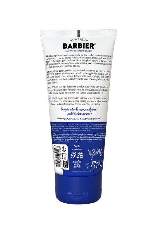 BETTER-SHAVE - Natural Shaving Cream for Men