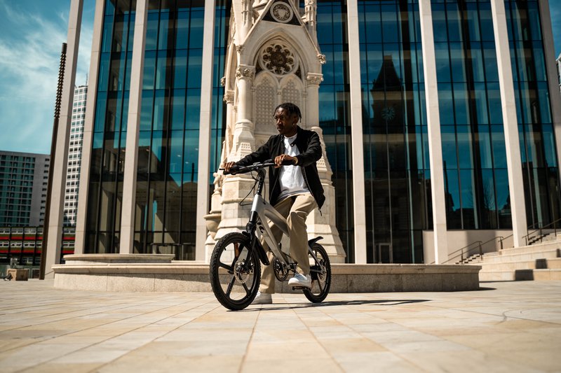 The Cruzaa Pedal-assist Bluetooth Electric Bike Carbon Black