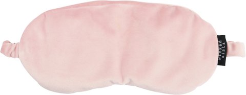 WS Velvet Weighted Eye Mask Soft Pink