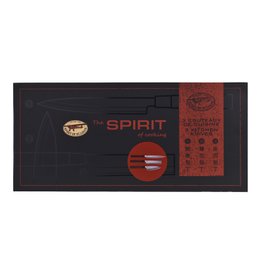 SPIRIT Juego de Cuchillos de Cocina Japoneses Corte Acero Inoxidable