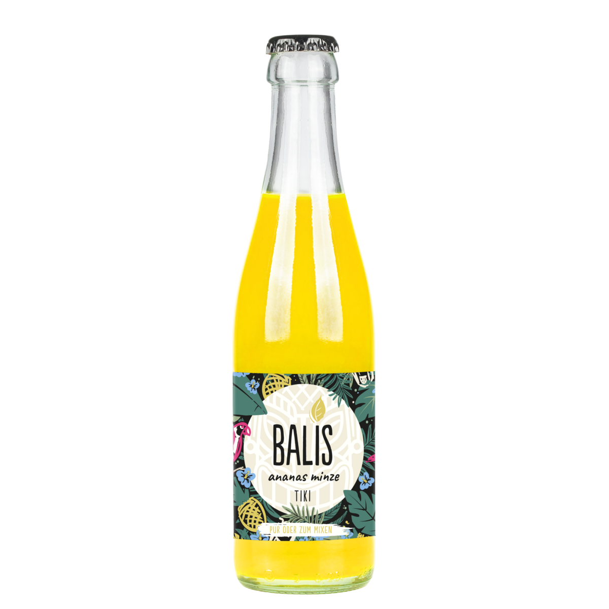 BALIS Tiki (Ananasmunt), 0,25 L glazen fles