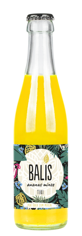 BALIS Tiki (Ananas-Minze), 0,25 L Glasflasche