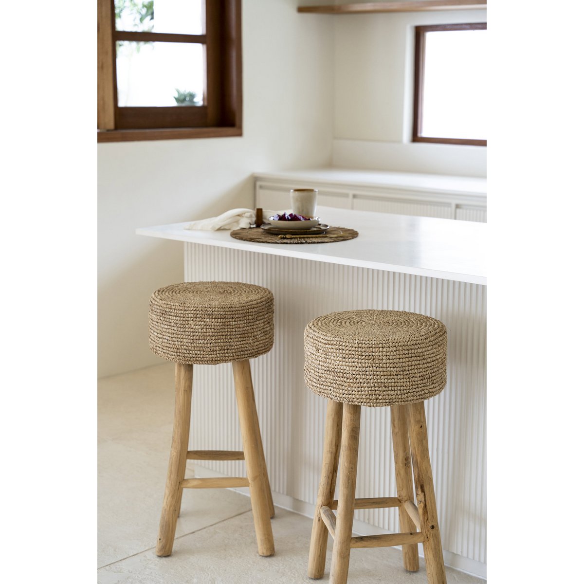 The Raffia Bar Stool