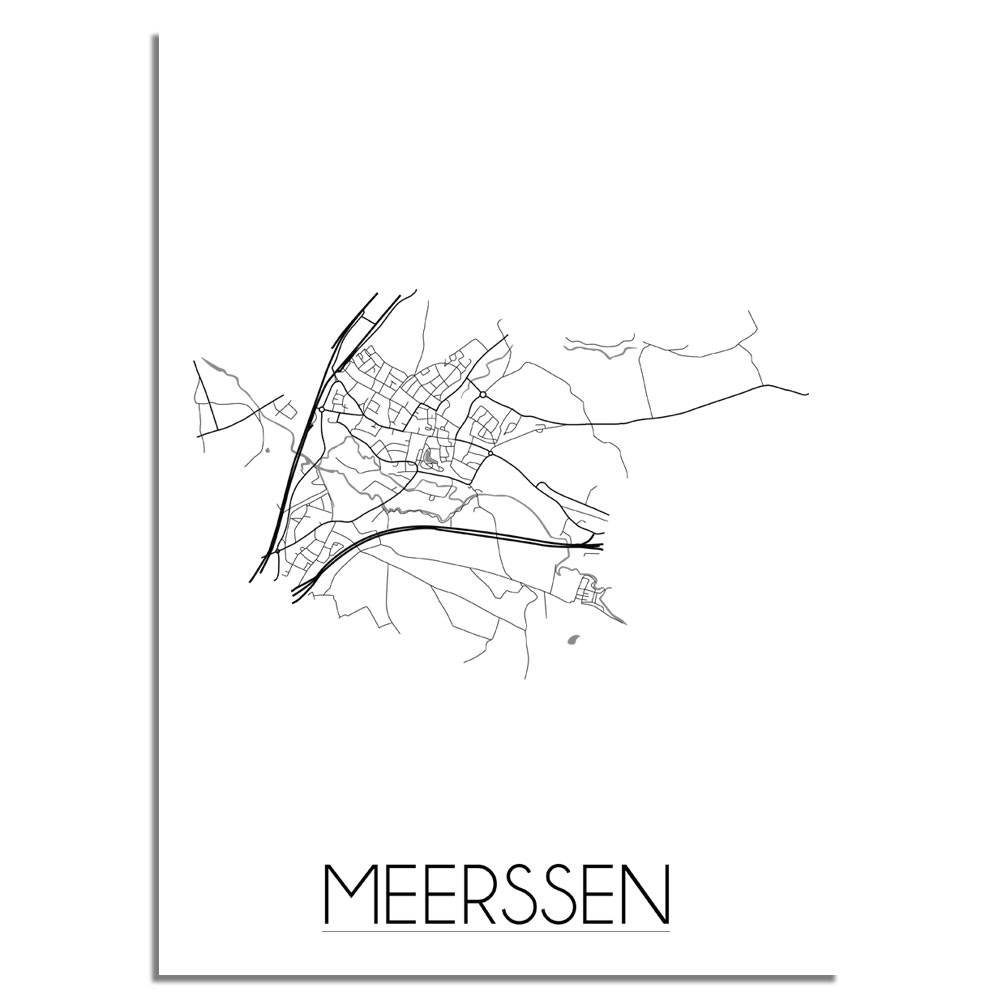 Meerssen Map poster
