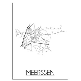 Meerssen Map poster