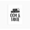 Ansichtkaart || jullie worden oom & tante