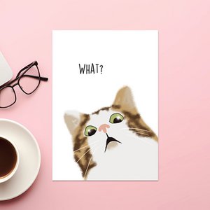 A5 Art Print – What?