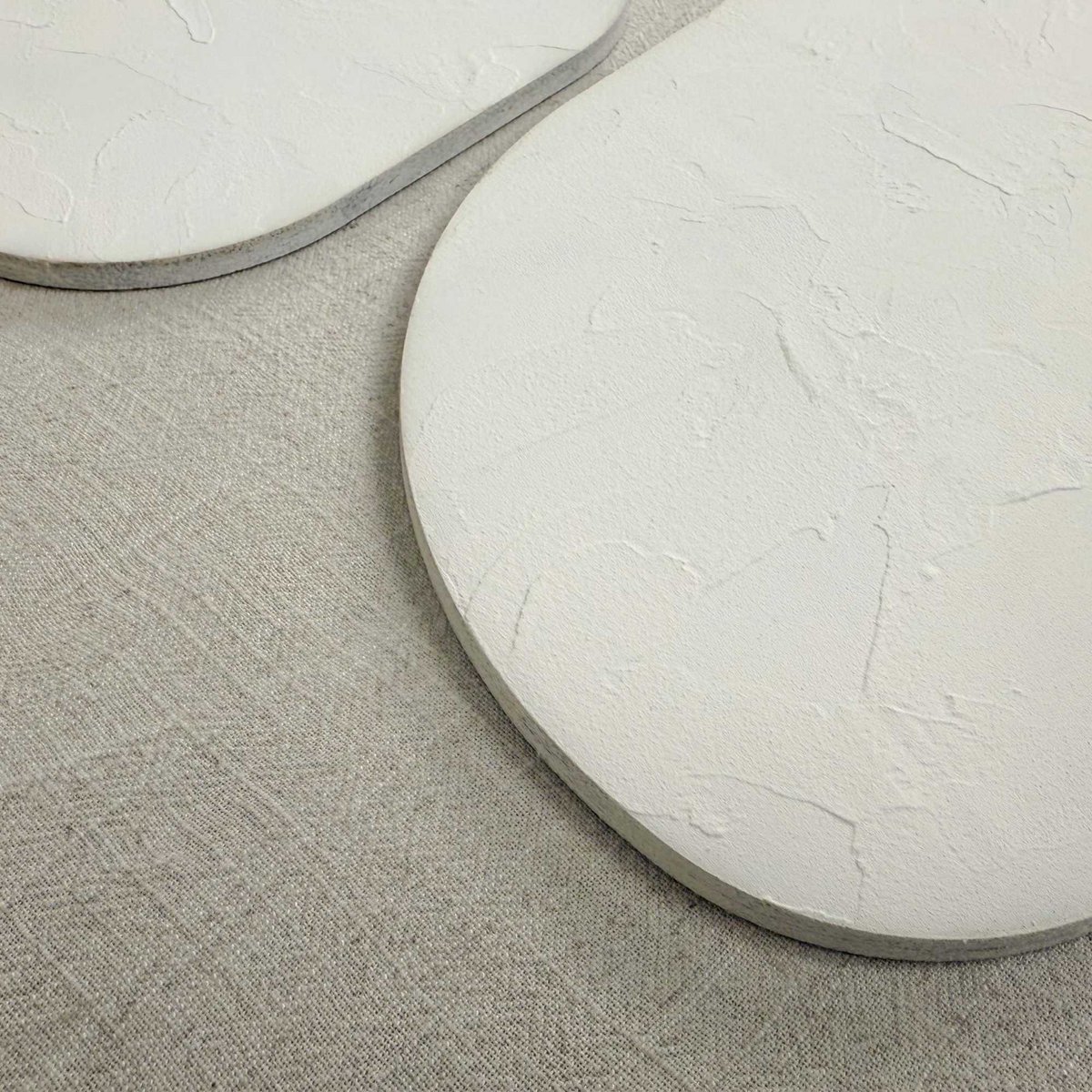 Gemälde 3D Art Relief Art White in Balance 70x50