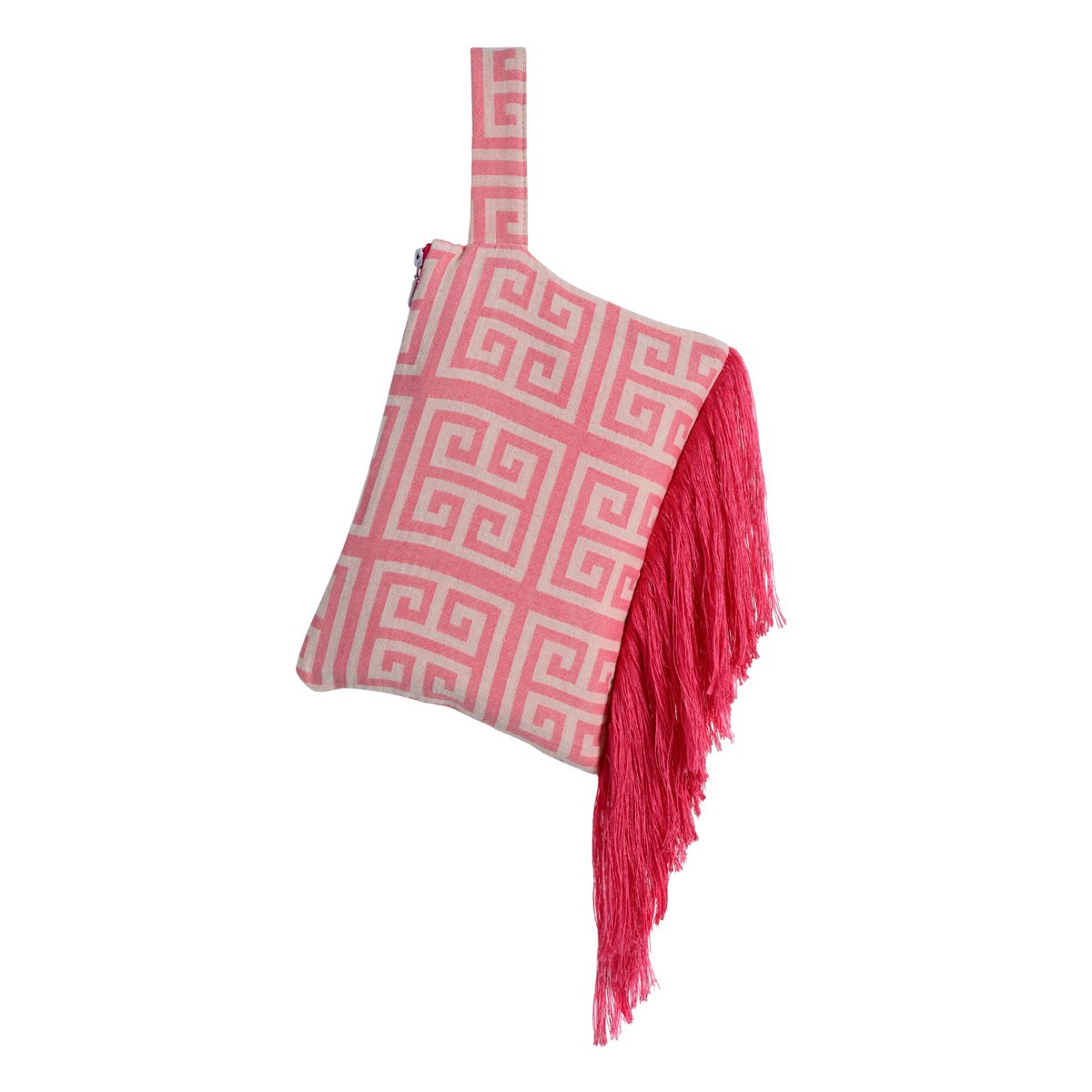 CLUTCH MEANDROS ROSA RELAX FRINGE