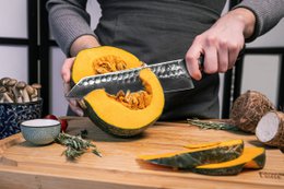 Kiritsuke Knife 210 mm - Bunka Damascus Collection